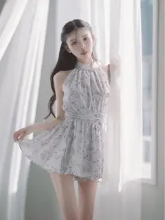 Darich アメスリギャザーフレアミニワンピース FL