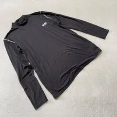 OUTDOOR PRODUCTS 長袖 カットソー ブラック ロゴ Lサイズ