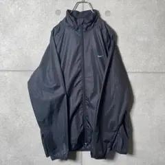 【値下げ】NIKE ナイキ ナイロンジャケット ジップアップ ブラック