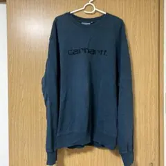 carhartt. ダークブルー スウェット L