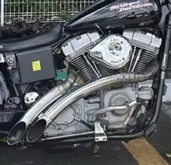 ハーレーダビッドソン ダイナ用スーパートラップマフラー（レブテック