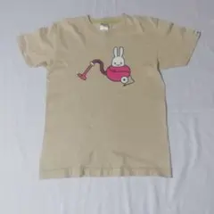 CUNE Tシャツ 掃除機 うさぎ ベージュ Mサイズ