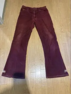 刺繍入り コーデュロイ フレアパンツ リメイク Levi’sのサムネイル