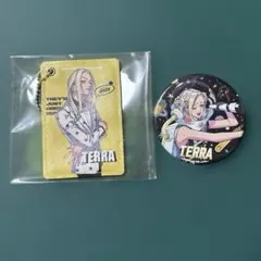 カリスマ　テラ　パスケース　ピザパーティー　蓄光　缶バッジ　3周年