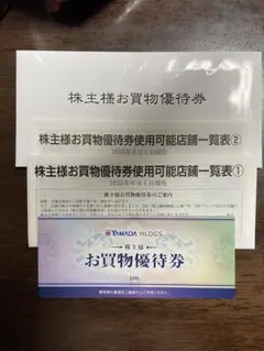 YAMADA電機 株主優待券 5000円分(500円×10枚) ヤマダデンキ