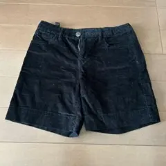 Gap ショートパンツ（コーディロイ）　黒　160㎝