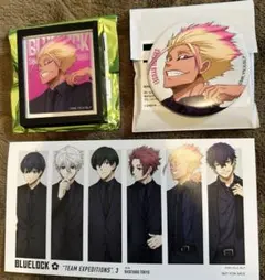 ブルーロック ベースヤード 缶バッジ マグネット 特典 士道龍聖