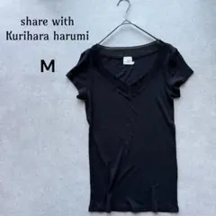 Kurihara harumi 栗原はるみ トップス レース襟 カットソー Mのサムネイル