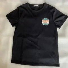 SATISFIED WISHES ロゴ Tシャツ ブラック