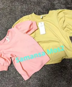 お値下げ　Samansa　Mos2  Tシャツ 2枚セット 100と120