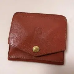 C*a様 イルビゾンテ ブラウンレザー二つ折り財布