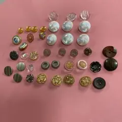 輸入ボタンセット 約40個 多様なデザイン