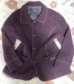 【美品】レリアン　ウールジャケット　13+