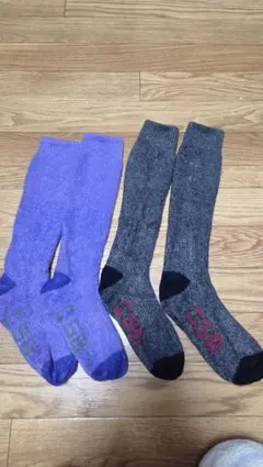 スノーボード・ウィンタースポーツ用 厚手ソックス 2足セット