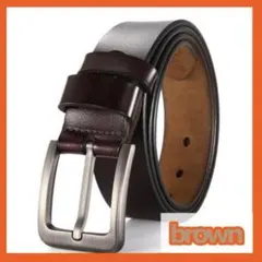 超安価！！ カジュアルベルト メンズベルト ビジネスベルト ベルト ブラウン色