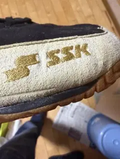 SSK ブラック スエード シューズ　27.0