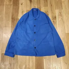 フランス軍 60s OD FLERS ワーク ジャケット コットン モールスキン