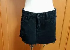 #㉒　AZUL by moussy　ミニスカート　ブラック