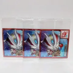 3枚　ゼノン　ウルトラマン　シール　ウエハース　60周年