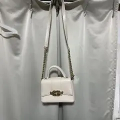 ZARA レザーショルダーバッグ