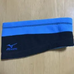 Mizuno フリース ネックウォーマー 青黒