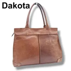 Dakota ダコタ 本革 レザーショルダーバッグ A4収納 ブラウンのサムネイル