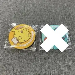 サンリオ　トレーディング刺繍缶バッジ ハンギョドン　ポムポムプリン　まとめ売り