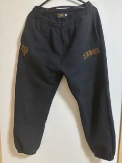 Keboz サイズXL グレー ブラック スウェットパンツ TUKI 新品 cotton long john mix gray rib 定価33000円 0173M