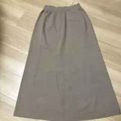 最終価格★UNIQLO ユニクロ　3Dスフレヤーンスカート　ベージュ　M/L