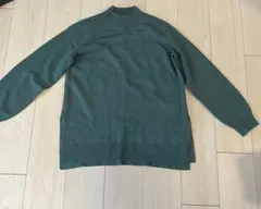 GU ハイネックニット グリーン XL