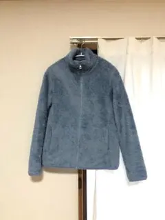 UNIQLO ユニクロ 水色フリースジャケット ボアパーカー レディース S