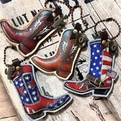 ウエスブーツ型.チャーム…4個