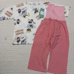 ミニーマウス パジャマセット 腹巻パンツ100cm