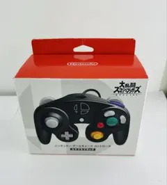 ほぼ新品 ゲームキューブ コントローラー スマブラGC コン ブラック