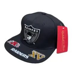 【希少】90s スターター NFL レイダース スナップバック キャップ 黒×灰 希少】90s スターター NFL レイダース スナップバック キャップ 黒×灰