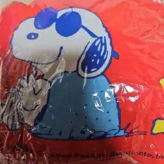 スヌーピー クッション 赤青