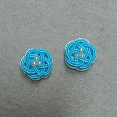 ハンドメイド⭐水引イヤリング [no.133]