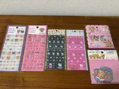 タイルシール　おはじきシール　ステッカー　サンリオ　日焼けシリーズ　ポチャッコ