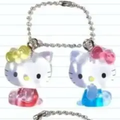 サンリオキャラクターズ なかよしドロップチャーム ２個セット　ハローキティ