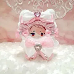 限定セール中★にじぱぺっと にじぱぺ　ぬい服 きぐるみ 10cm ねこ　ピンク