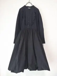 美品　Donoban フリルギャザーロングワンピース