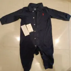 Ralph Lauren ネイビーロンパース 9M
