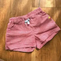クレードスコープ　チェック　ショートパンツ　100cm