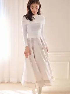 新品未使用　CELFORD オフショルニットドッキングワンピース