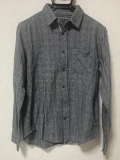 Unlimited ABILITYチェック柄長袖シャツ ブラック・ホワイト