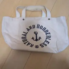 NATURAL AND BORDERLESS キャンバス トートバッグ