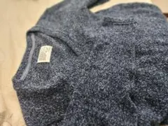 azul by moussy ネイビー Vネックニット