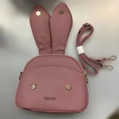 新品未使用　JoveJek レディース ショルダーバッグ うさぎ耳ポーチ ピンク