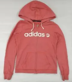 アディダス ネオレーベル フーディー フルジップ スウェット パーカー