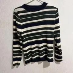 ボーダーニット　Lサイズ